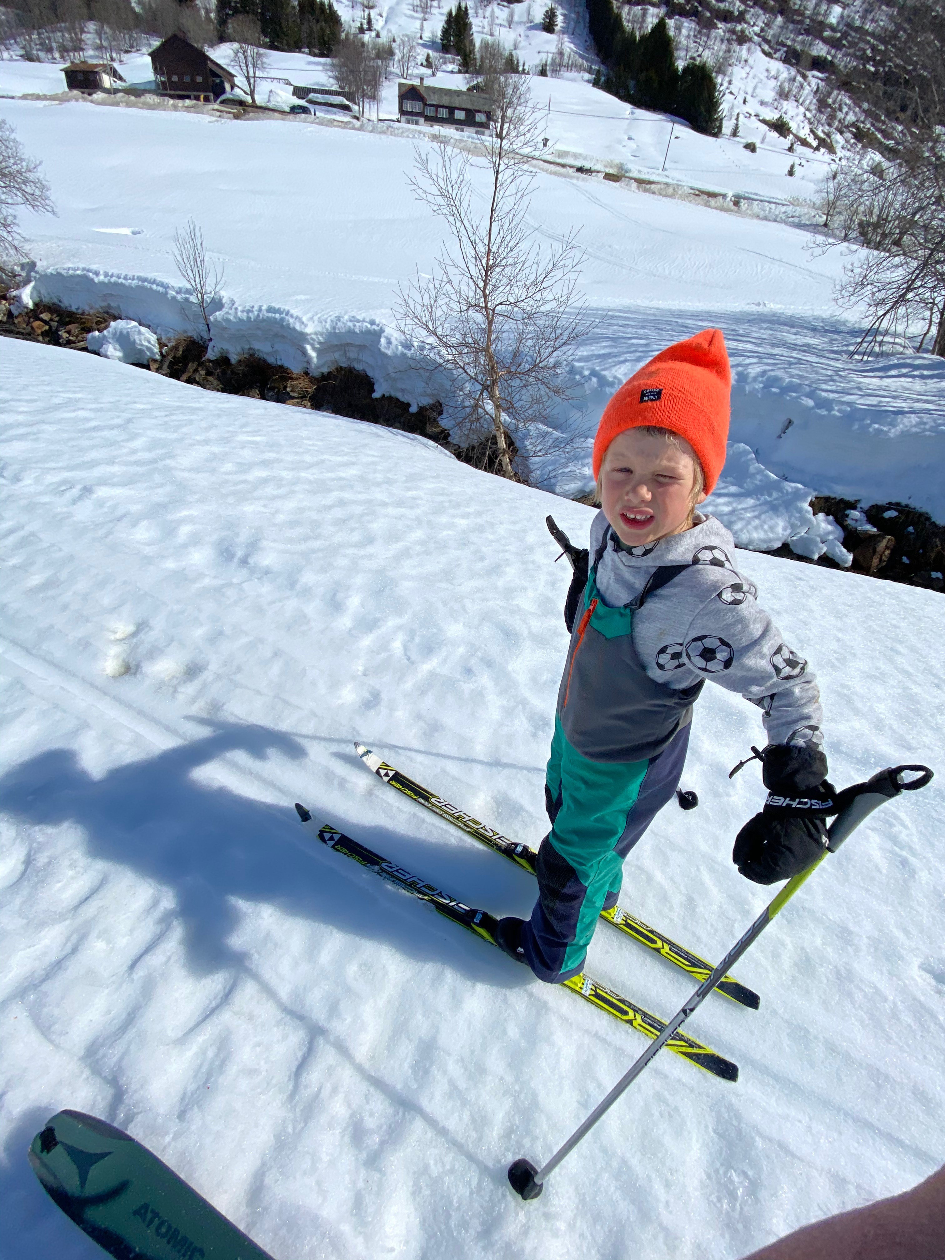 Sverre på ski