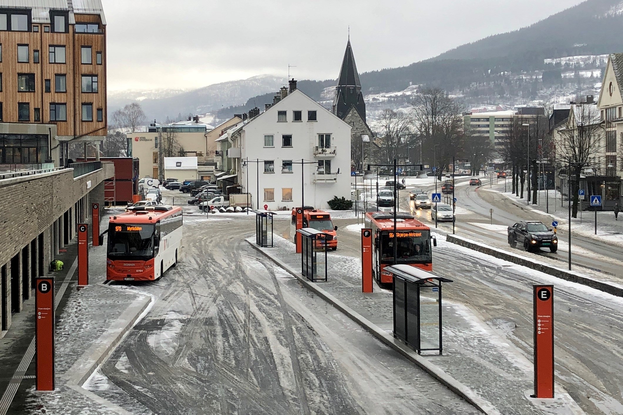 Bussterminalen på Voss