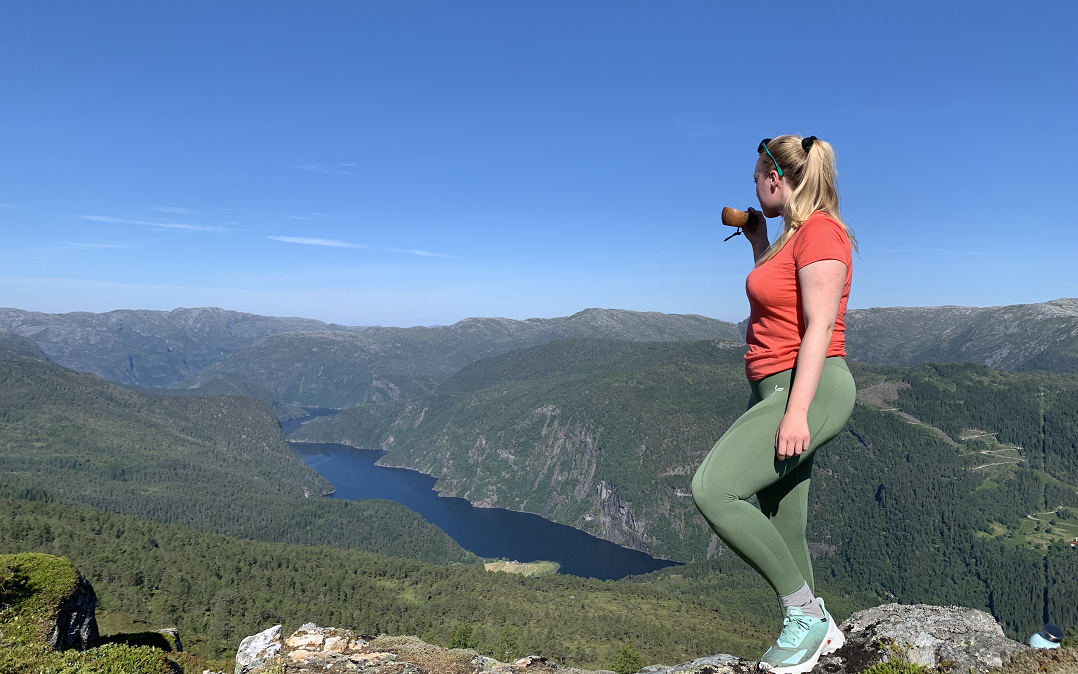 Utsikt over bolstadfjorden frå jonshorgi