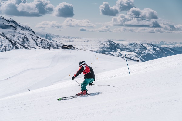 slalom i tomme løyper i myrkdalen, midt i veka