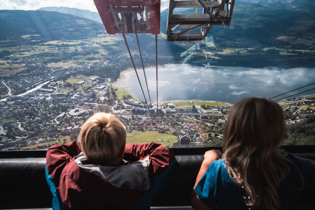 view from the gondola