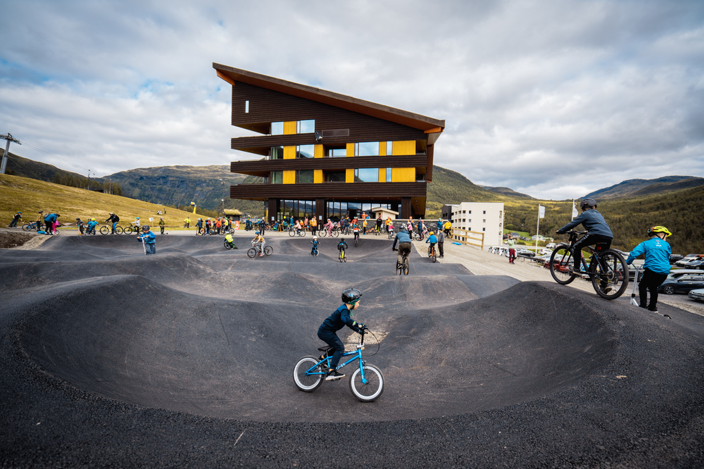 Pumptrack i Myrkdalen