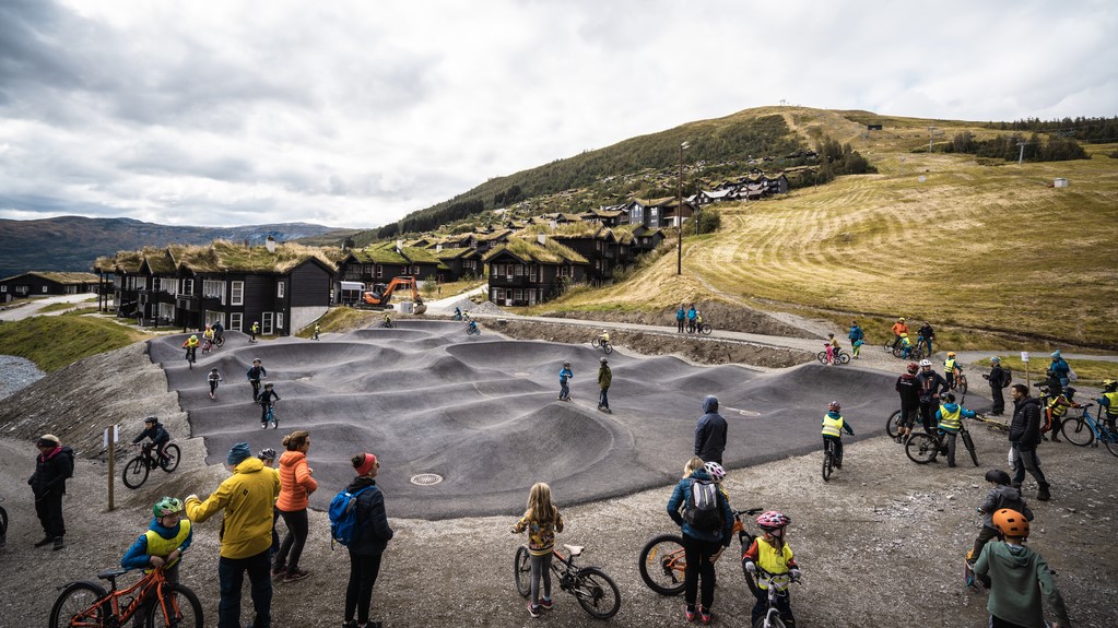 Pumptrack i Myrkdalen