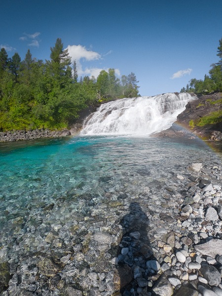 Rjoandfossen på mjølfjell