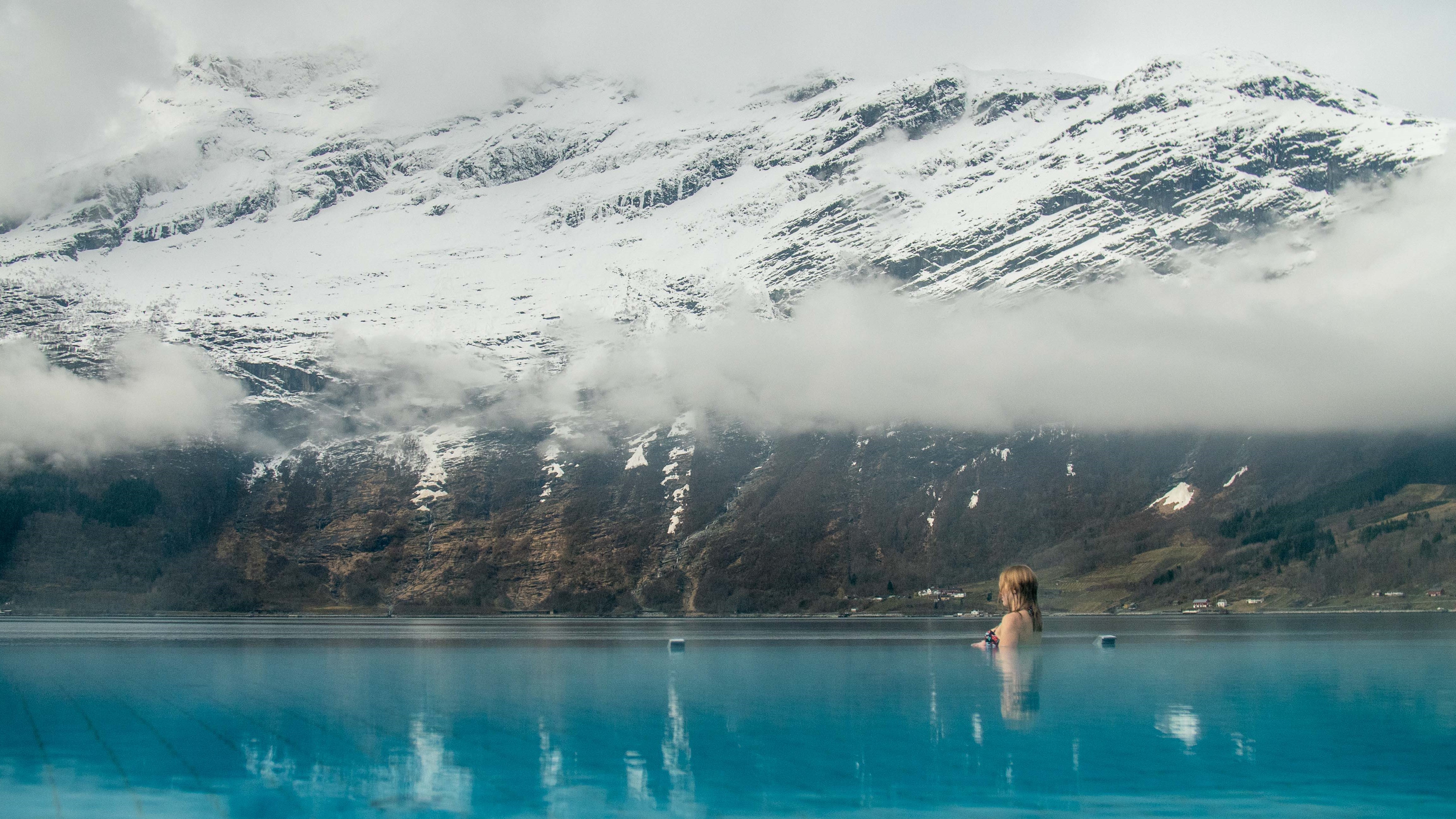 infinity pool på ullensvang hotell