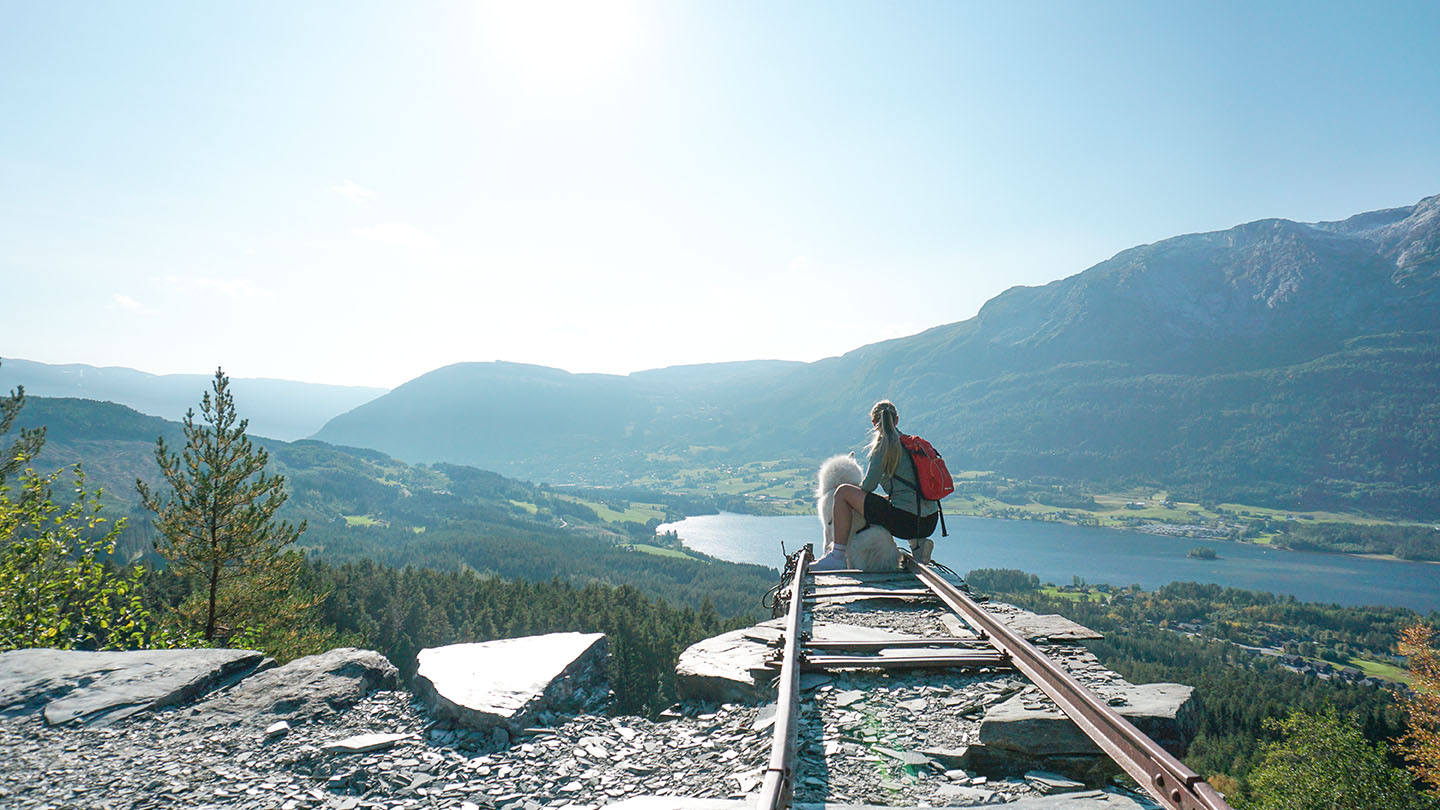 utsiktspunktet på hedleberget
