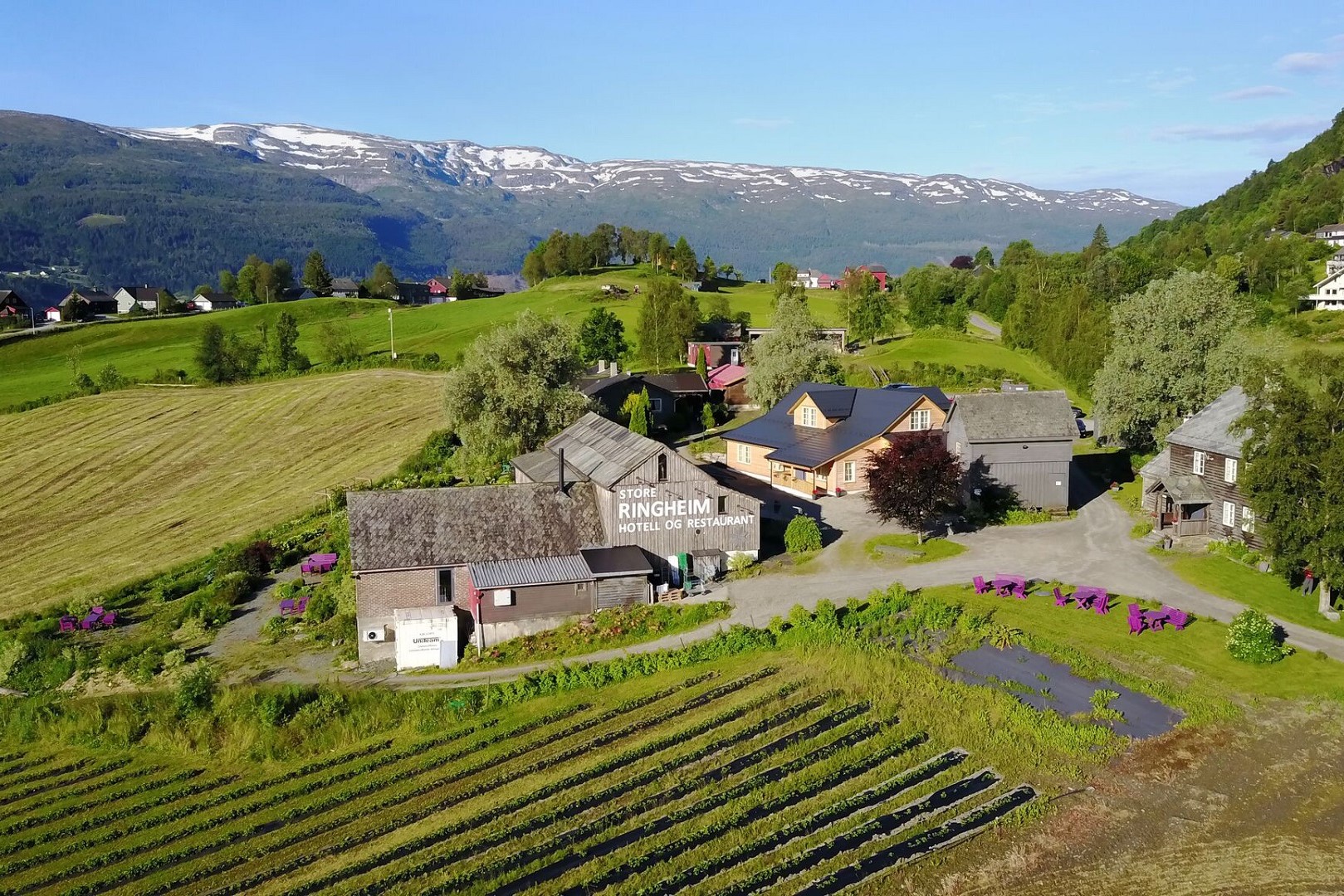 Store Ringheim, Dronebilde