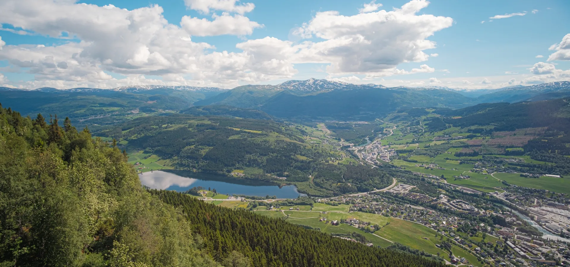 Utsiktsbilde av Voss