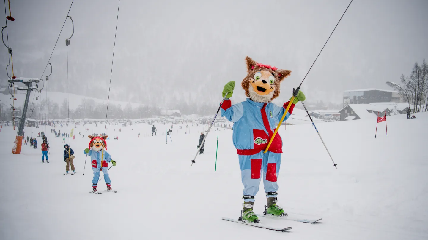 Maskot for barne i myrkdalen