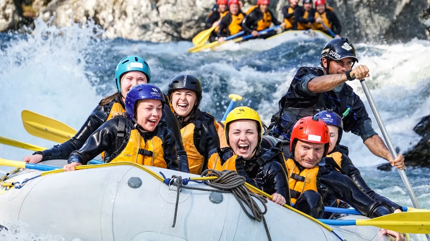 rafting på voss, med voss active